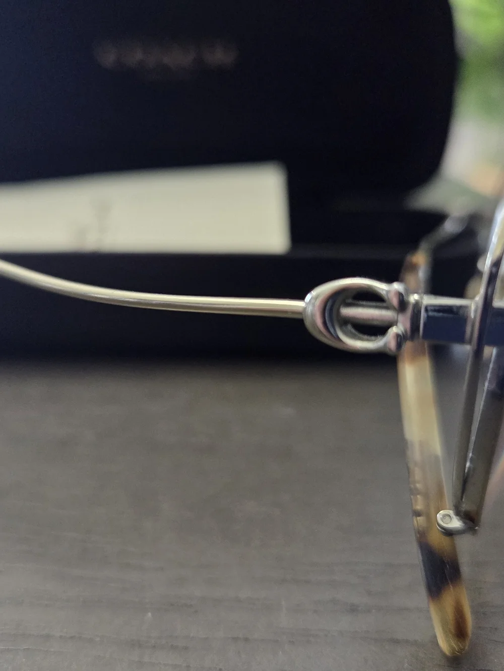Coach Vintage Looking Silver Eyeglass Frames